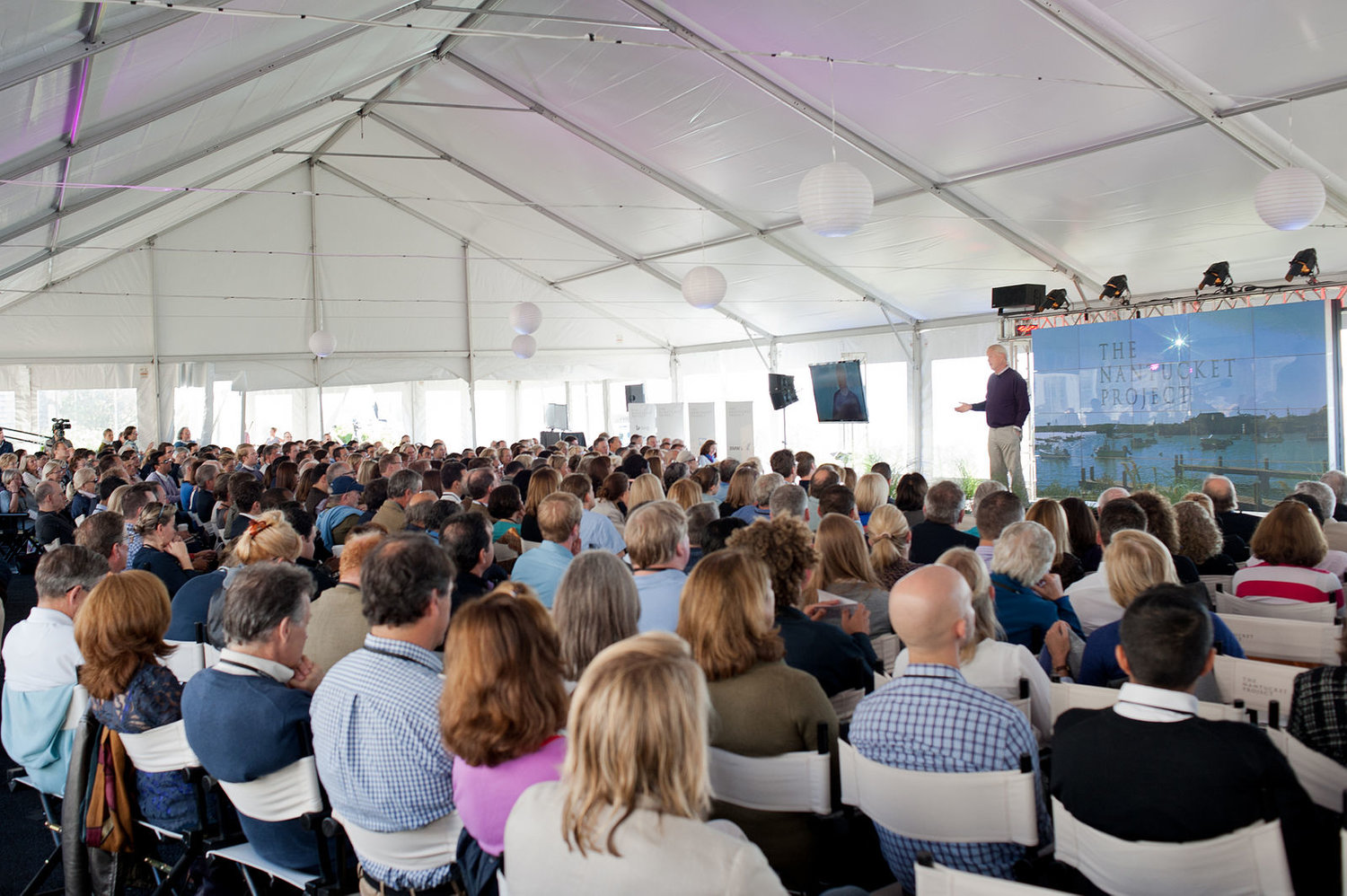 Chris Matthews speaks at the 2013 Nantucket Project.
