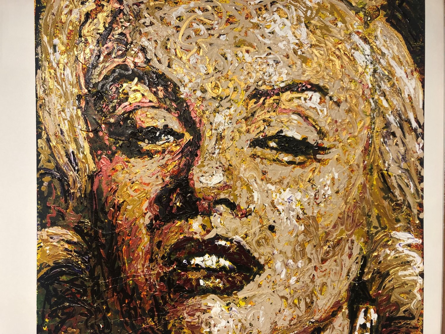 DeCunto's painting of Marilyn Monroe