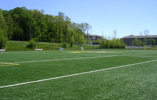 The Nantucket school system is hoping to install turf fields like this one during a revamp of its aging sports complex by next year.