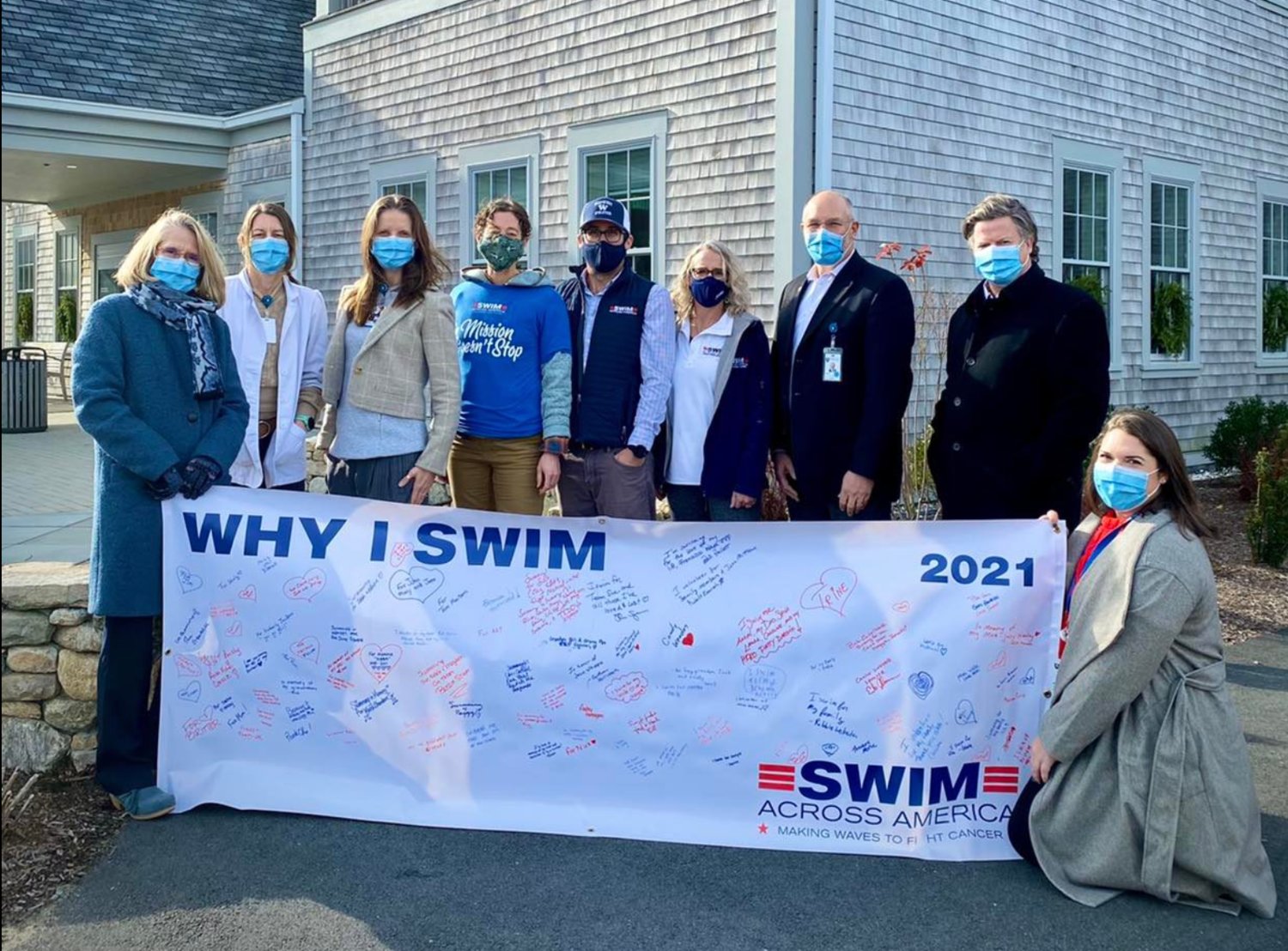 Swim Across America Nantucket raised nearly $480,000 for Nantucket Cottage Hospital's oncology department at its open-water-swim fundraiser this summer.