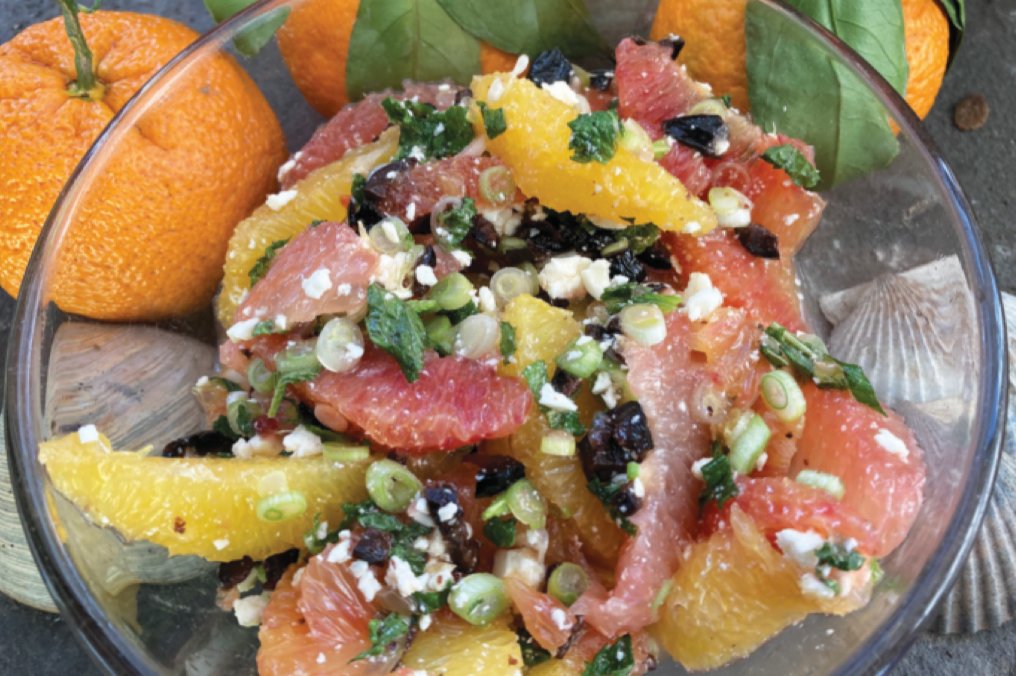 California Dreaming Citrus Salad evokes warm-weather climates and is the perfect accompaniment to chicken or fish.