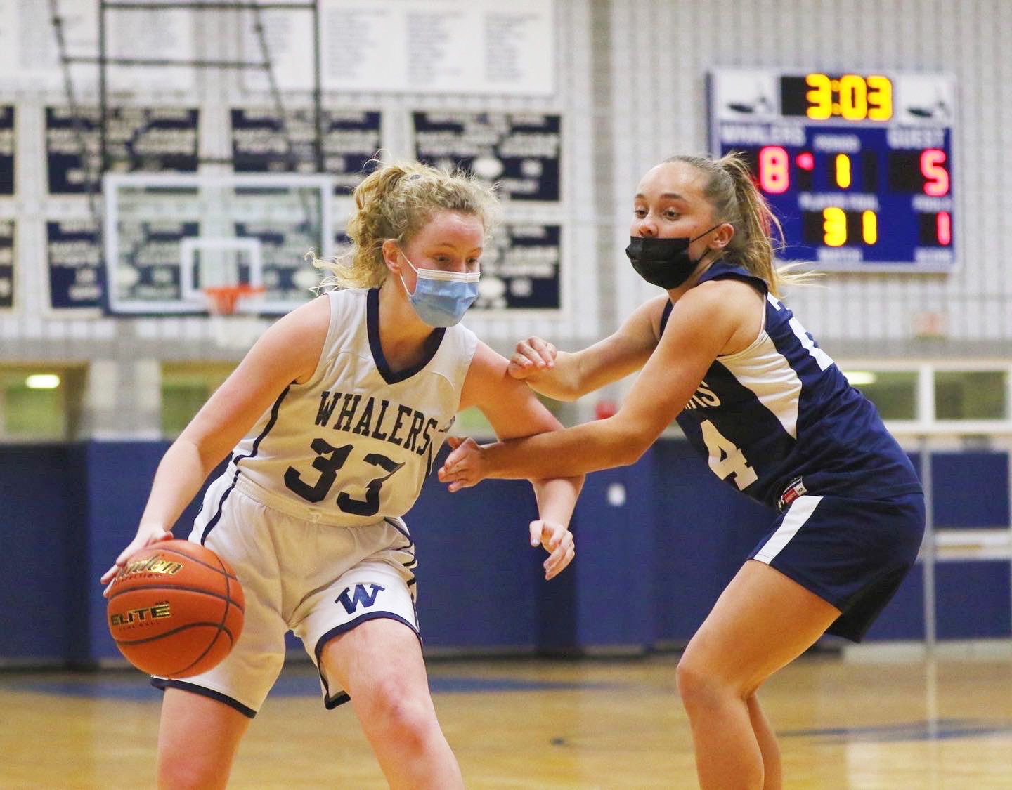 Maclaine Willett was the leading scorer in a game against Cape Cod Academy, with 12 points, netting a three-pointer in every quarter.