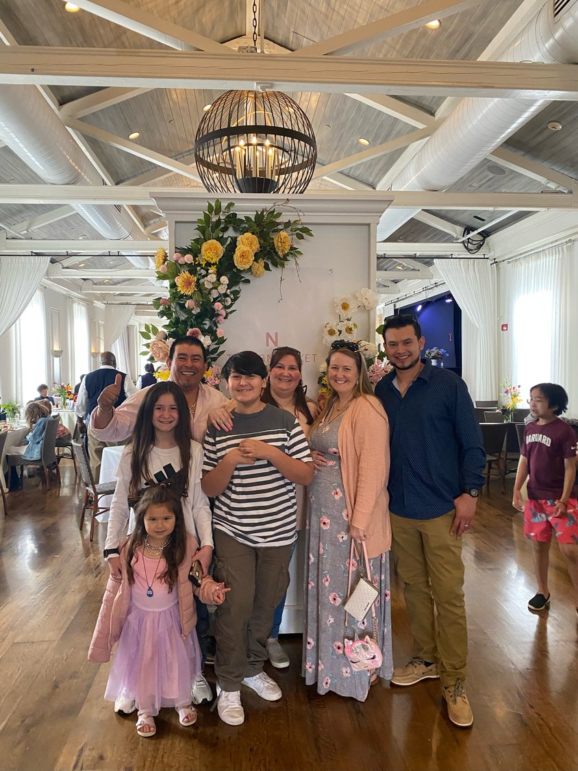 Easter brunch at The Breeze with the Flores family.