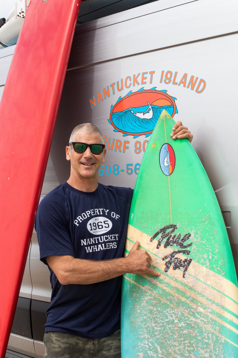 Island surfers Gary Kohner, above, and Luke Johnson pulled a Maine man from the water off Wellfleet last week, but attempts to revive him were unsuccessful.
