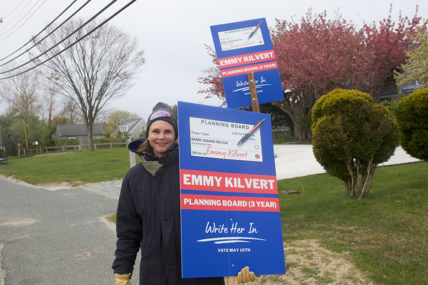 Emmy Kilvert narrowly lost a write-in campaign for Planning Board
