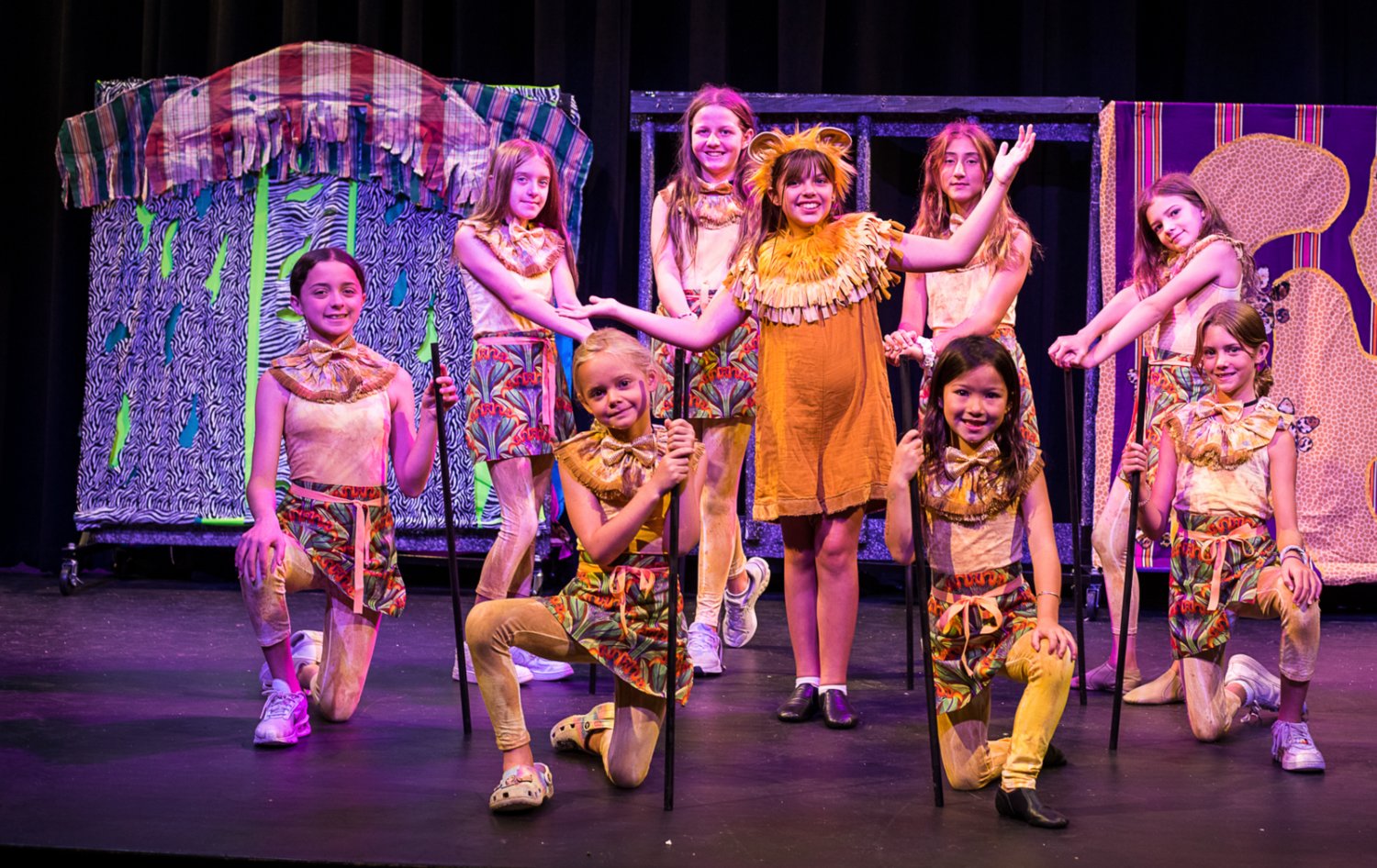 The Dreamland Stage Company’s youth theater program will premiere “Madagascar Jr.” tonight with a cast of 50 children.