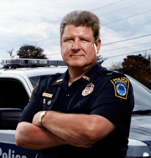 Retiring police chief Bill Pittman