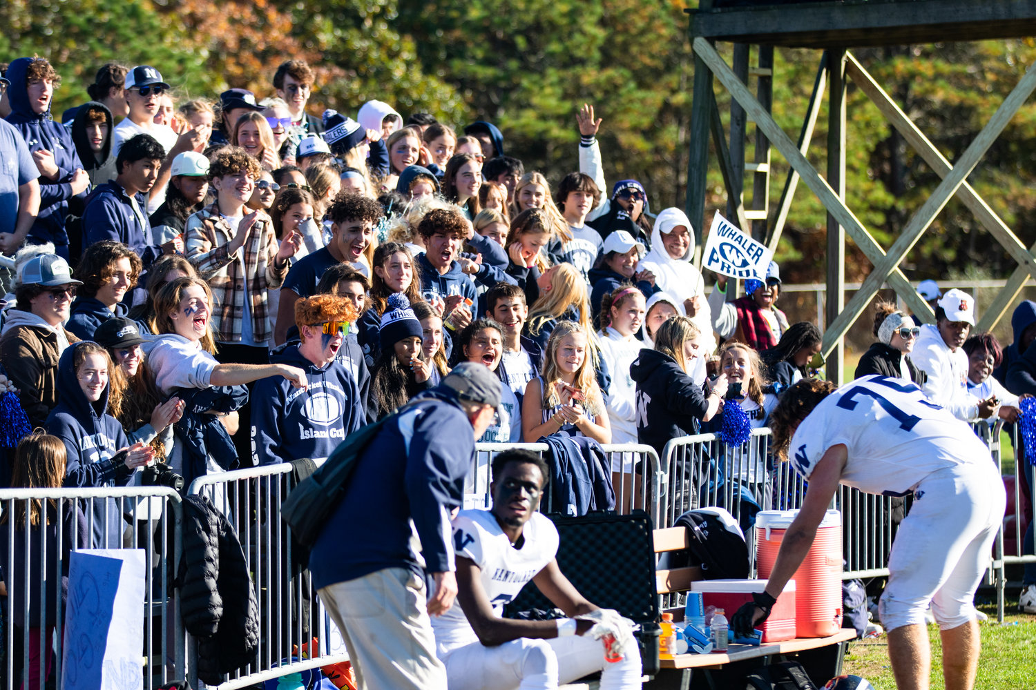 Nantucket packed the student section for the Island Cup.