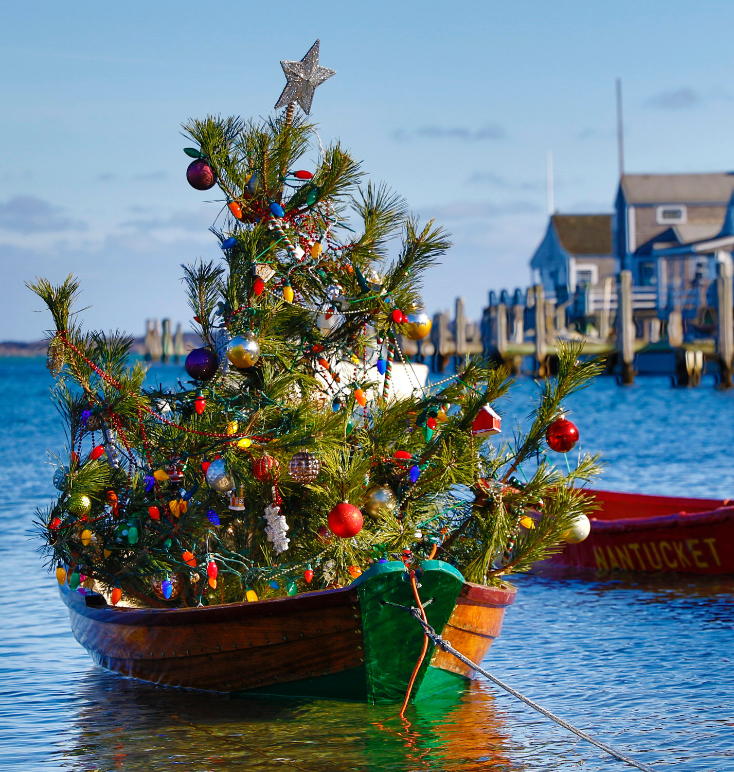 The Killen family dory in the Easy Street Basin has been an island holiday tradition for decades.