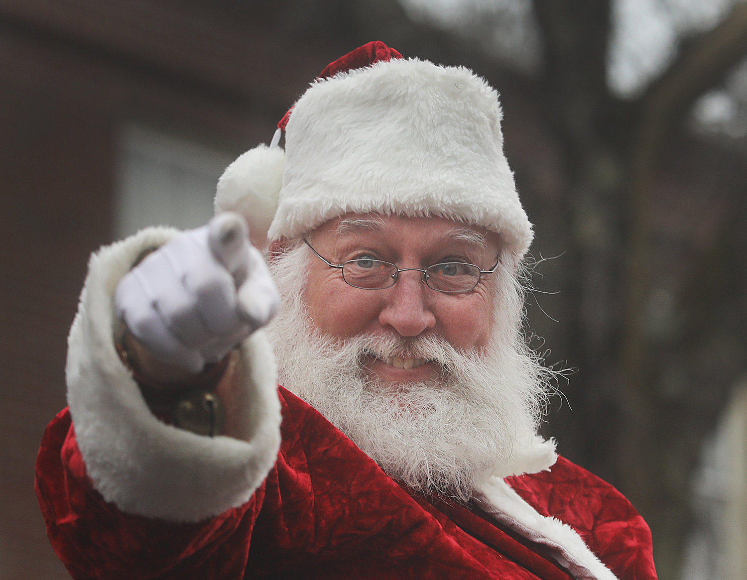 DECEMBER 3, 2022 -- Santa wants you! on Main Street during Christmas Stroll. Photo by Ray K. Saunders