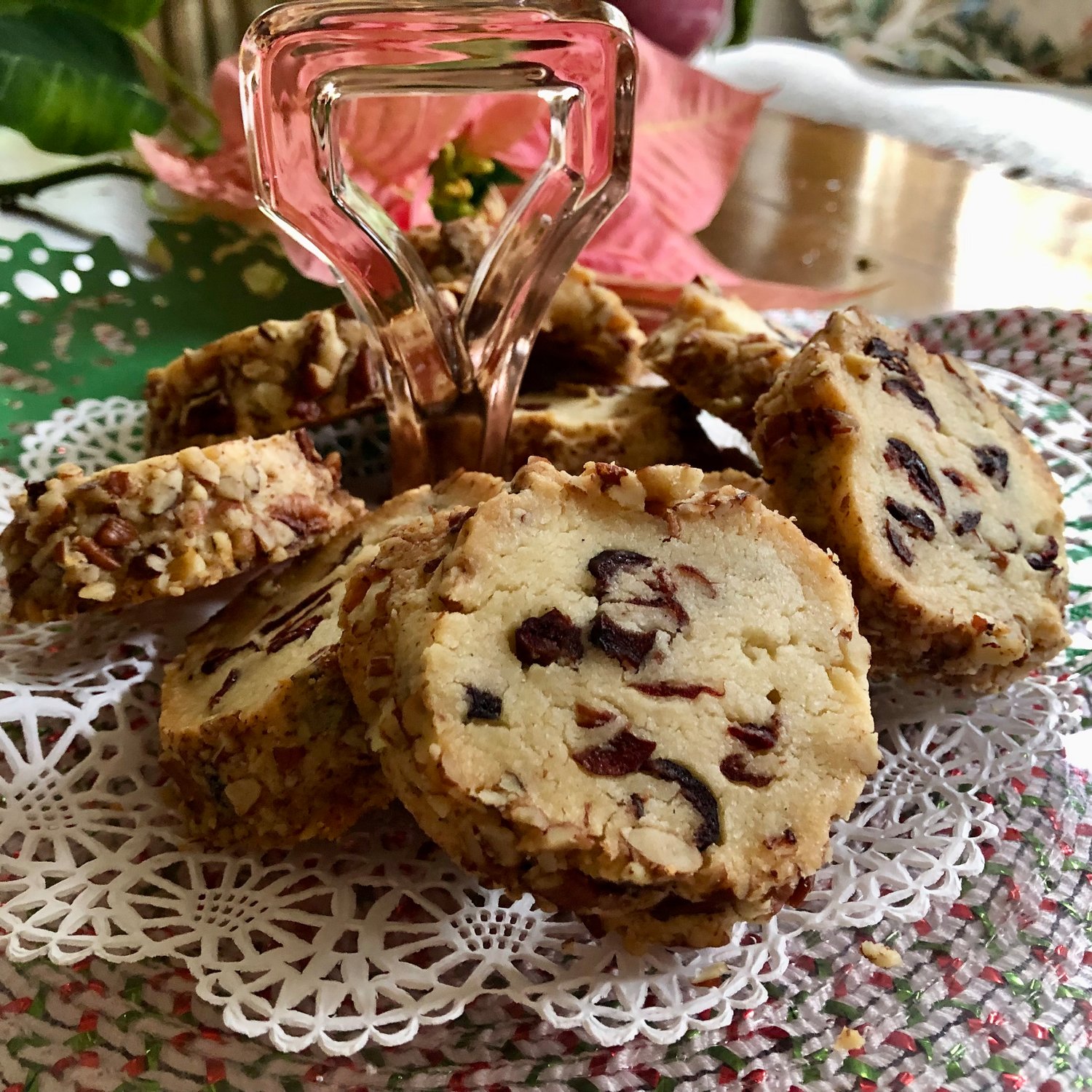 These Cranberry Pecan Cookies are “shortbread-like in spirit, yet with a middle made soft by cream cheese.”