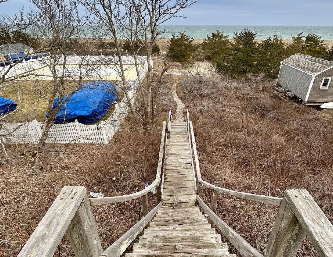 The Land Bank also picked up this access to the beach in Sconset off Magnolia Avenue.