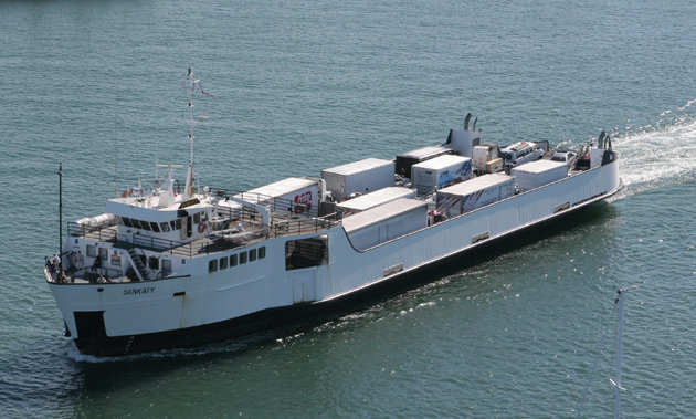 The SSA freight boat Sankaty.
