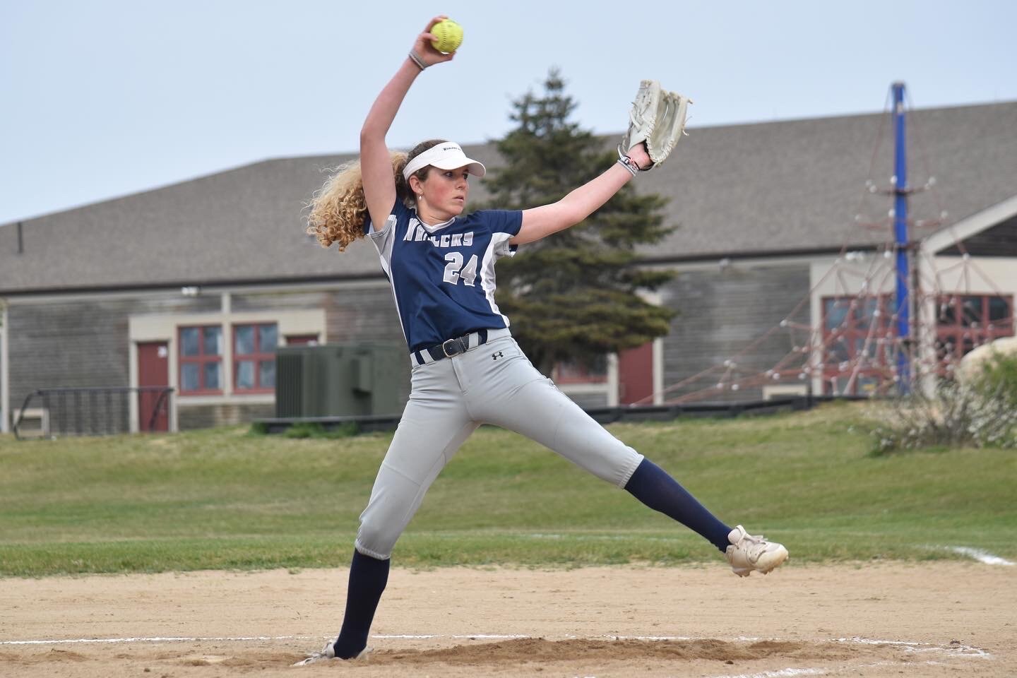 Seren Cristler started on the mound for the Whalers on Friday against Sturgis.