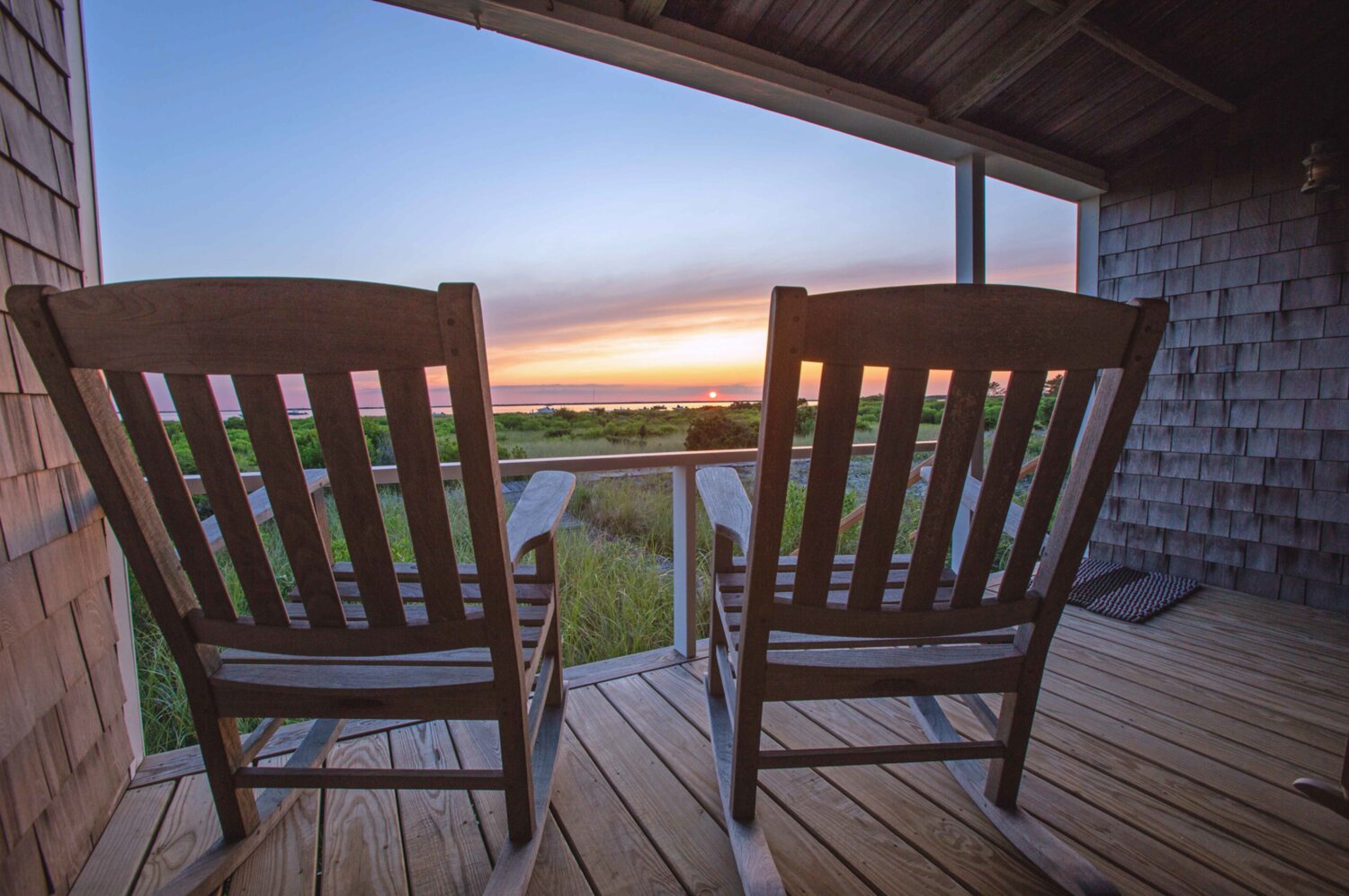 There may not be a finer spot on the island to relax and watch the sun set.