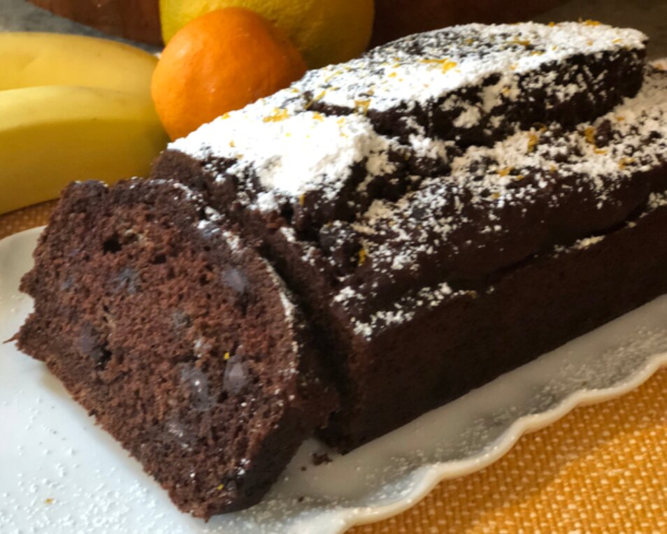 The addition of chocolate chips adds sweet decadence to this Chocolate-Orange Banana Bread.