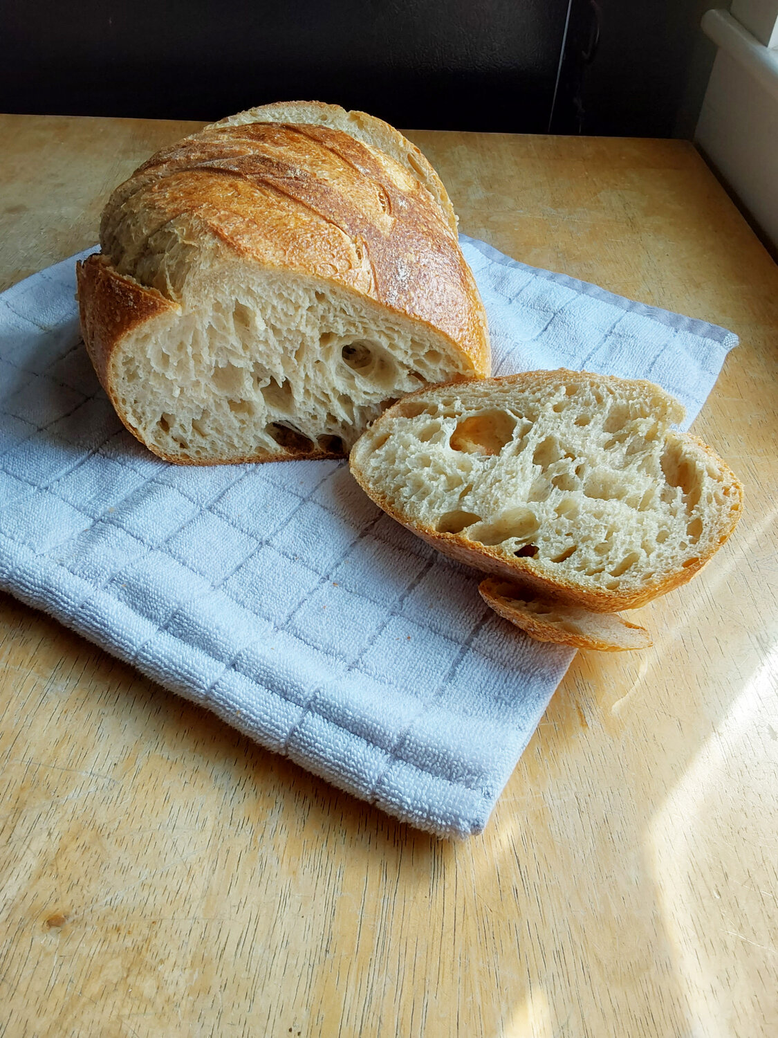 Born & Bread’s signature sourdough loaf has a tangy and complex flavor profile.