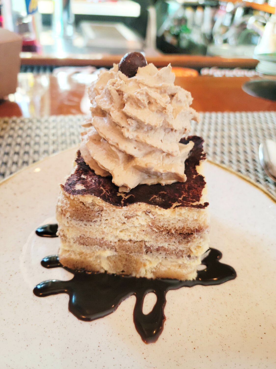 There’s always room for a dessert of decadent tiramisu at Fusaro’s.