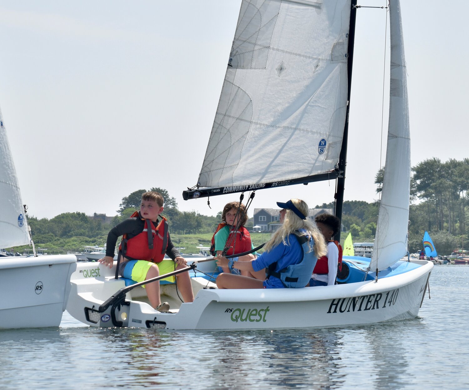 Nantucket Community Sailing hosted the annual Coffin Cup Friday at Polpis Harbor.