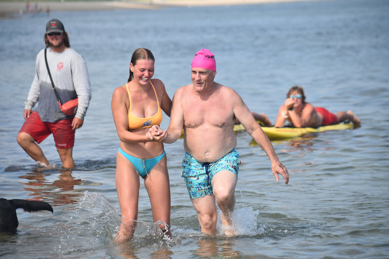Saturday's Swim Across America-Nantucket open water swim at Jetties Beach raised $650,000 to benefit on-island cancer services.