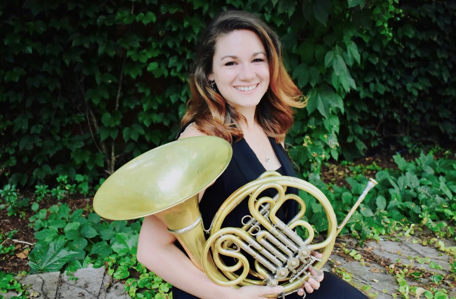 Horn player Valerie Sly