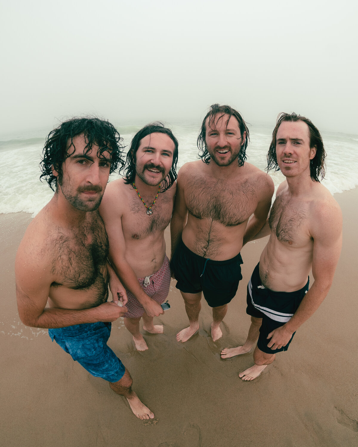 Band members do their best to get in some surfing when they play beach towns.