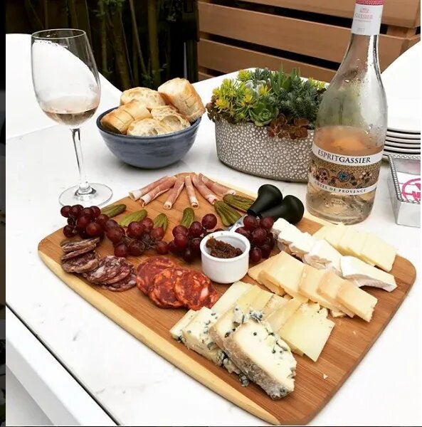 A charcuterie board is the perfect complement to Petrichor’s wine selection.