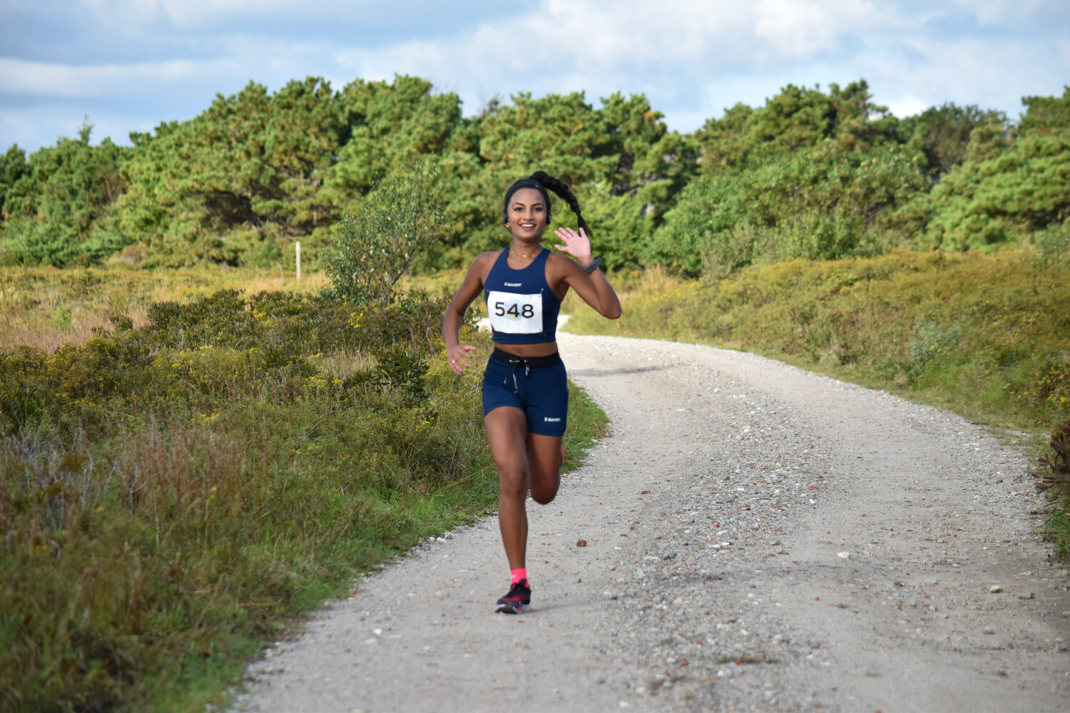 Sunday's Nantucket Half Marathon and 10K featured about 500 runners making their way through the Smooth Hummocks Coastal Preserve.