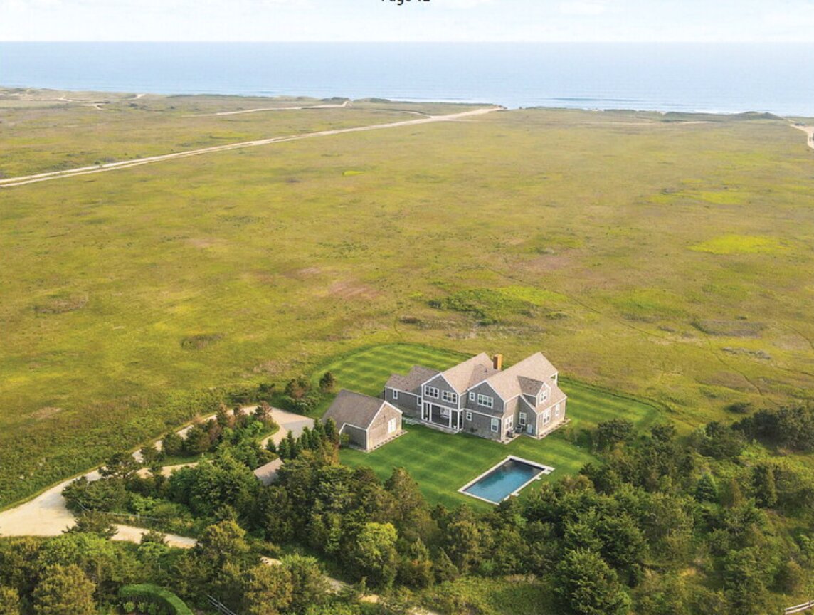 This five-bedroom, four-and-half-bathroom home sits on 1.84 acres in the sought-after Cisco neighborhood on the south shore, surrounded by protected open space with picturesque water views.