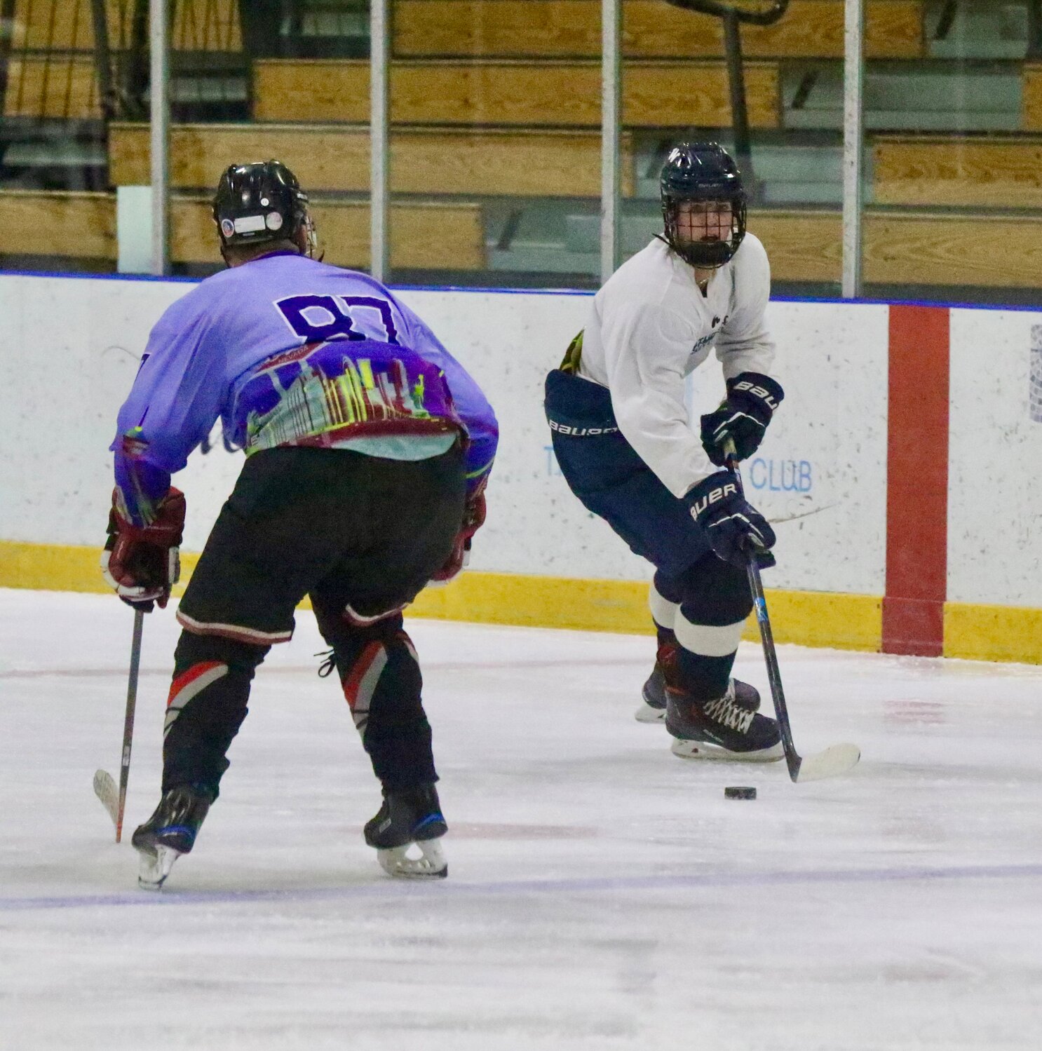 The Nantucket Hockey Foundation's annual pre-Thanksgiving hockey tournament began Friday and continues Saturday at Nantucket Ice.