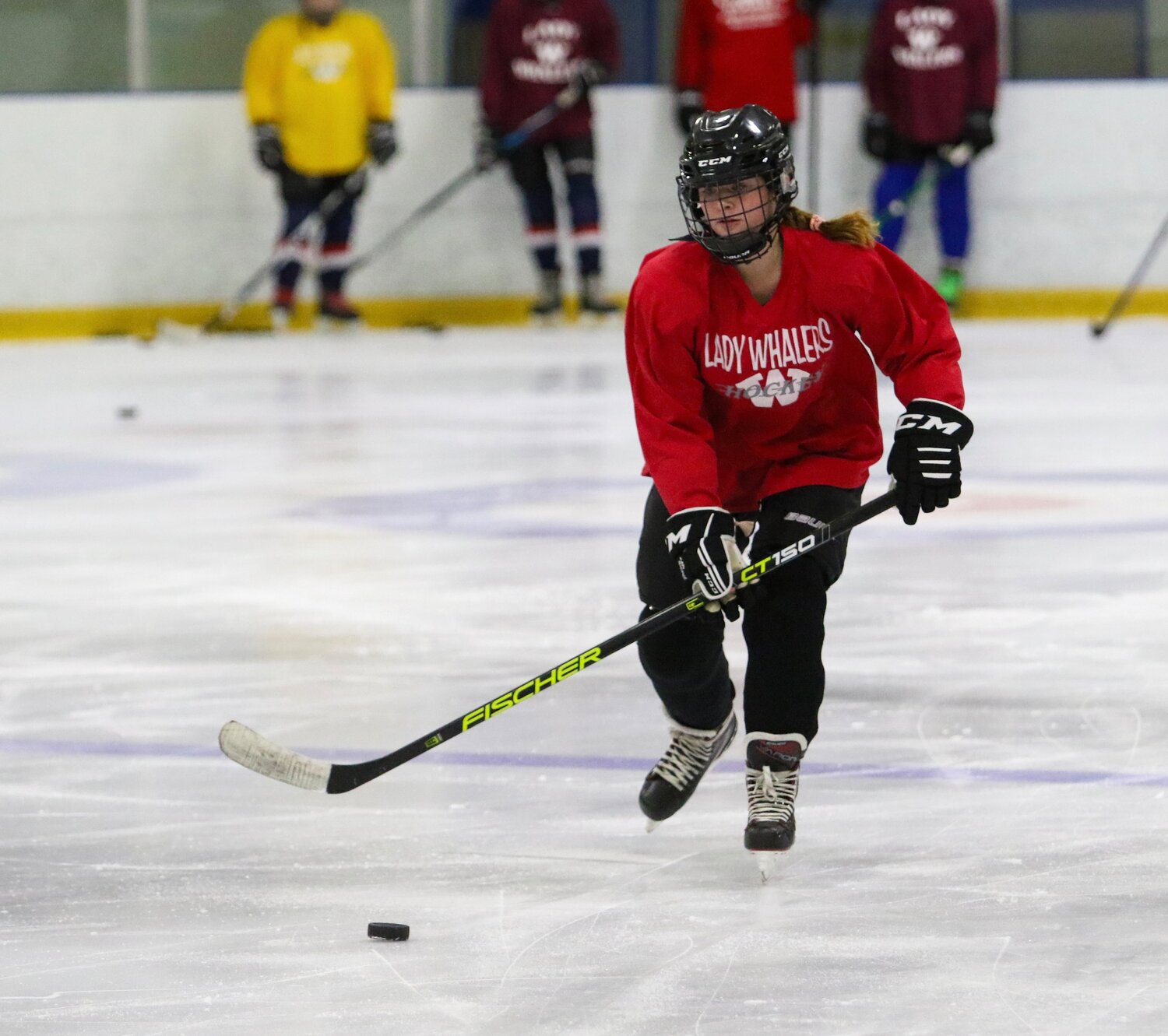 Monday marked the first day of winter sports practices for the Whalers basketball, hockey and swimming and diving teams.