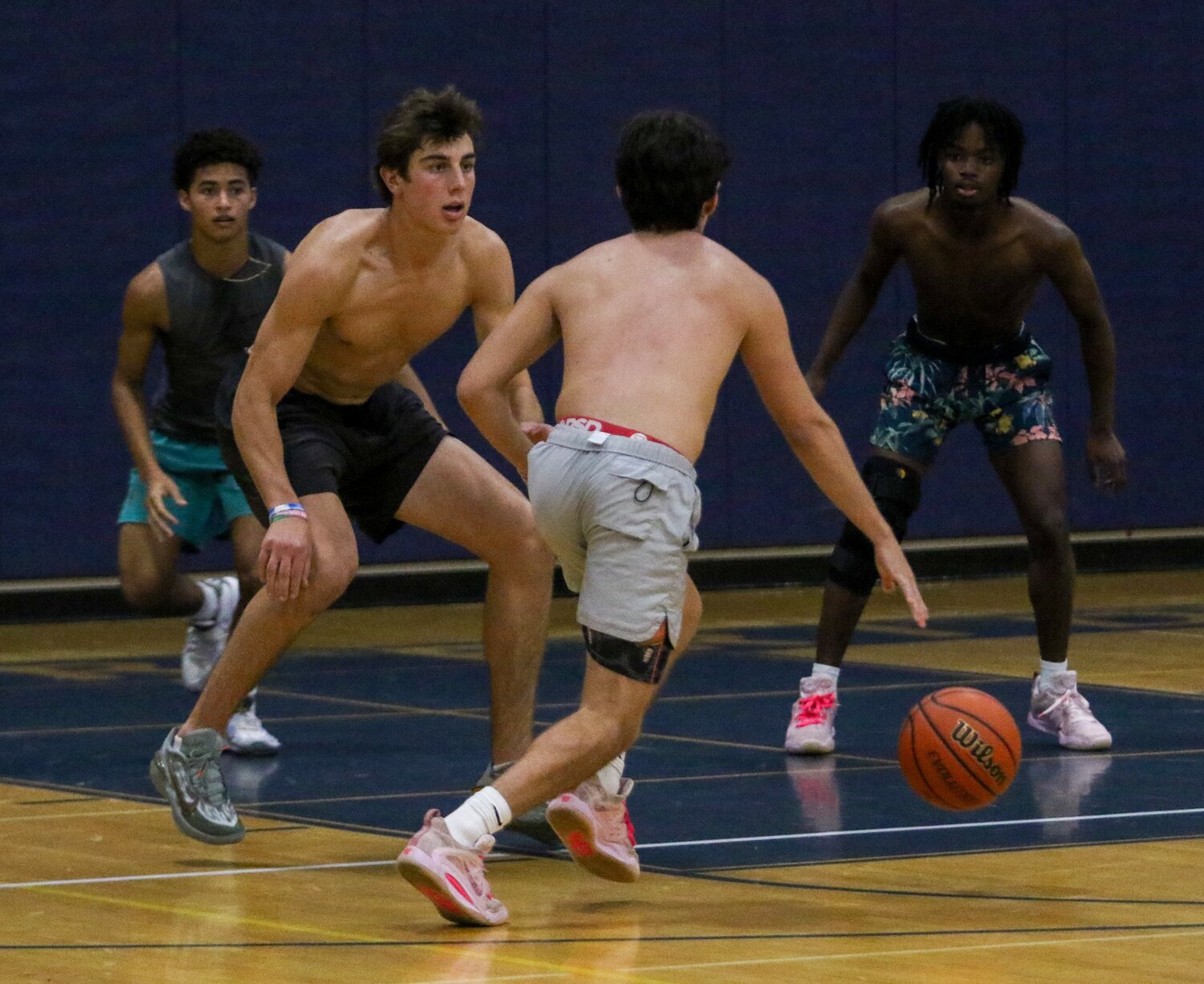 Monday marked the first day of winter sports practices for the Whalers basketball, hockey and swimming and diving teams.
