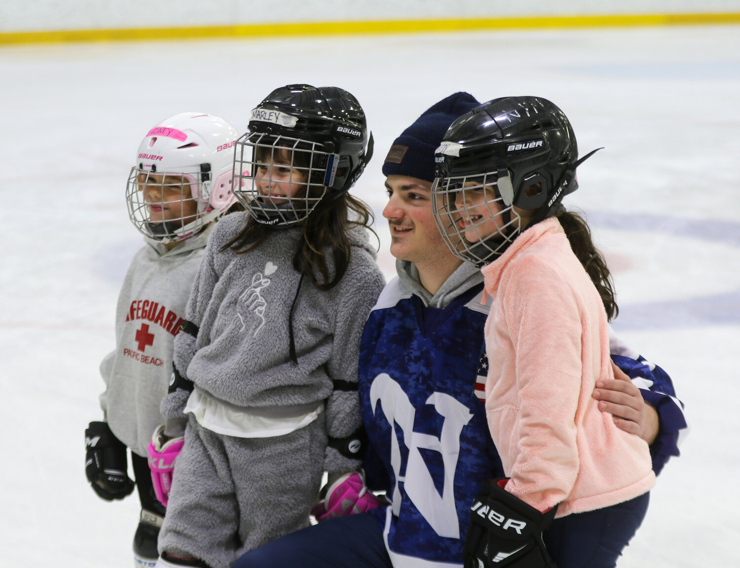 The varsity boys hockey team hosted an open skate Wednesday night at Nantucket Ice, where the Whalers were joined by family, alumni and youth hockey players.