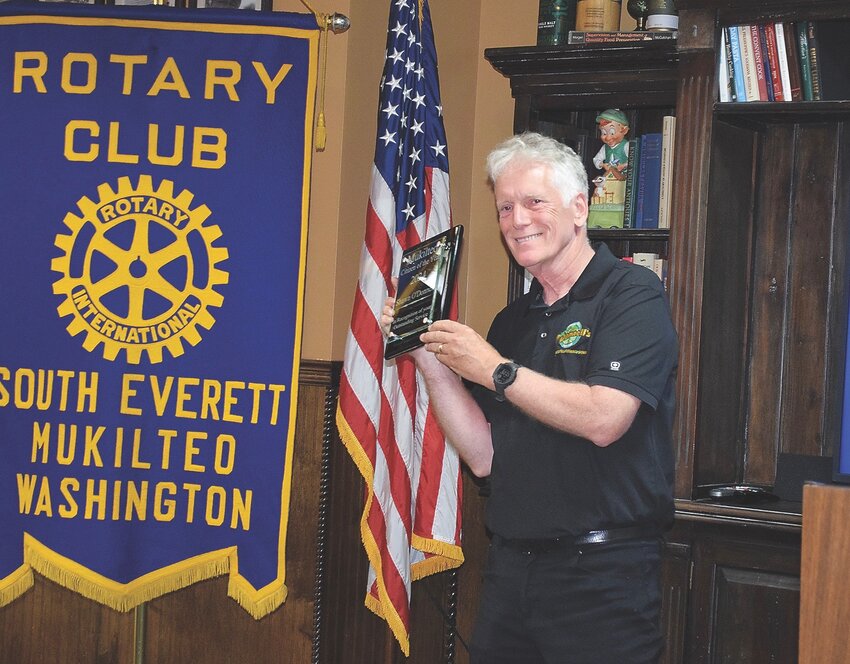Shawn O’Donnell was named Mukilteo’s Citizen of the Year during the Rotary Club of South Everett-Mukilteo’s meeting July 19 at his restaurant, Shawn O’Donnell’s American Grill and Irish Pub.
