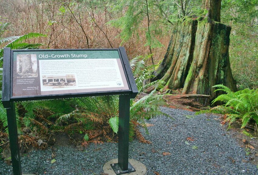 Historic marker at Yost Park - Edmonds Beacon