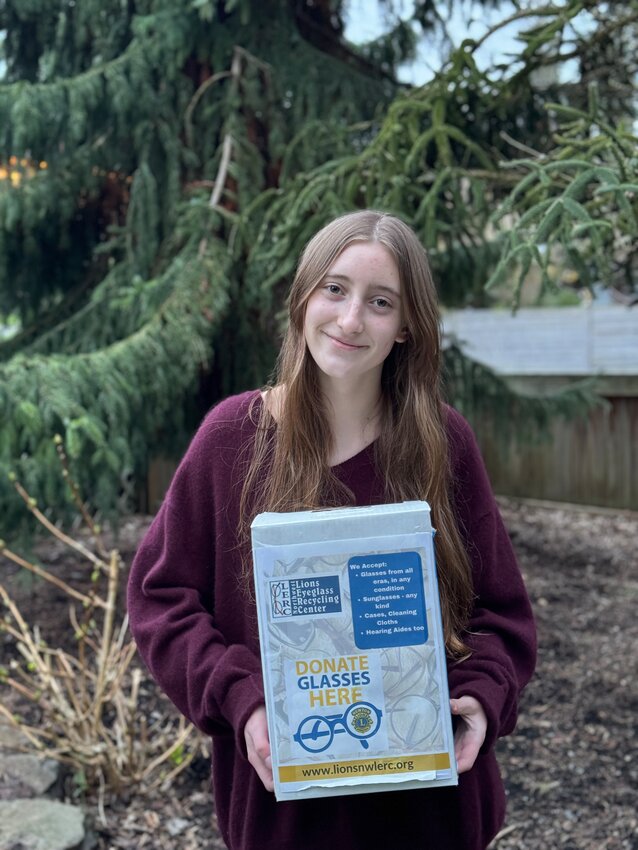 Skye Duncan is working with the Edmonds Lions Club on a community project.