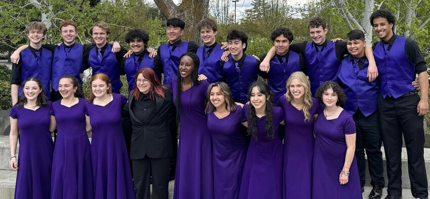 Kamiak’s MidKnights finished first in the mixed vocal-large division at the State Solo and Ensemble Contest.