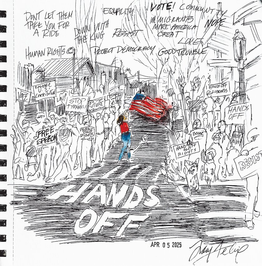 (Sketch by Tracy Felix)