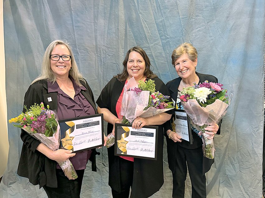 From left: Carin Chase, Andi Nofziger, and Nancy Katims. (Photo courtesy Edmonds School District)
