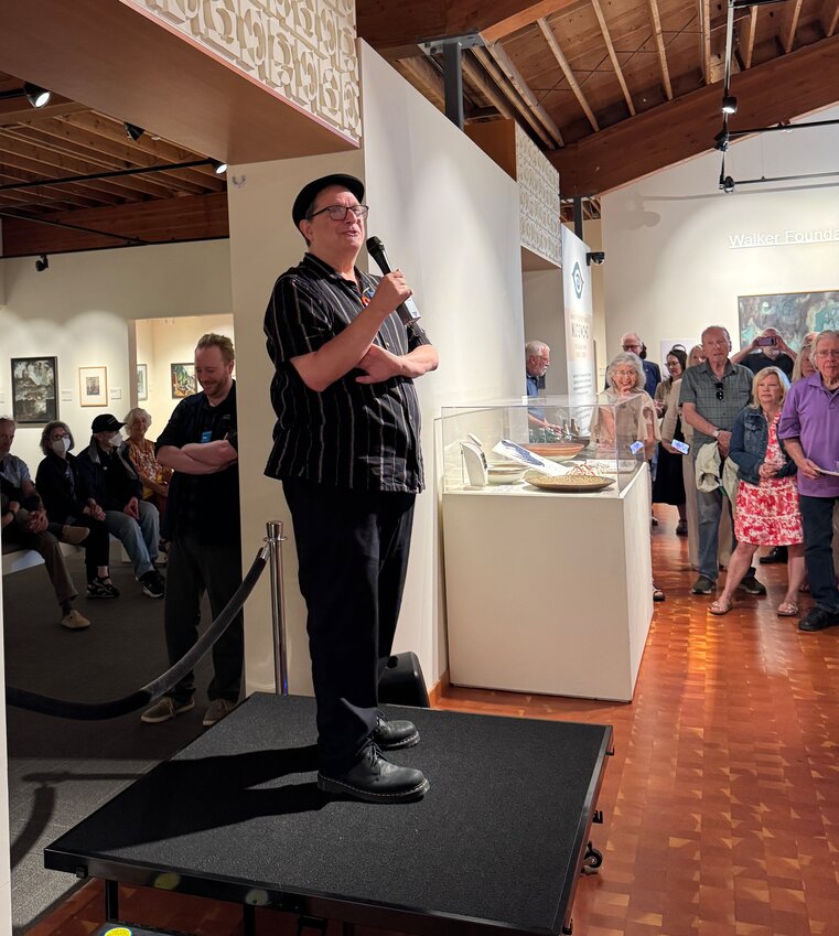 Cascadia Art Museum curator David Martin. (Photo courtesy Maria A. Montalvo)