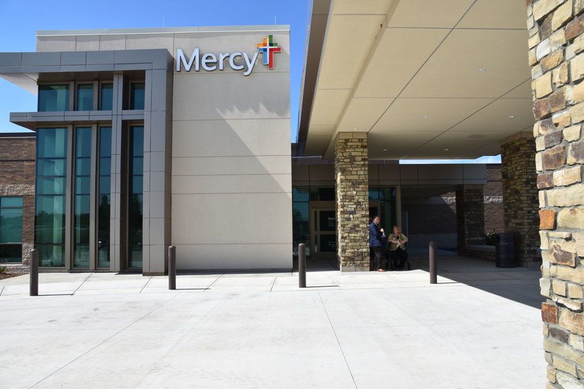 The exterior of Mercy&rsquo;s new clinic shows a unique architecture.&nbsp;