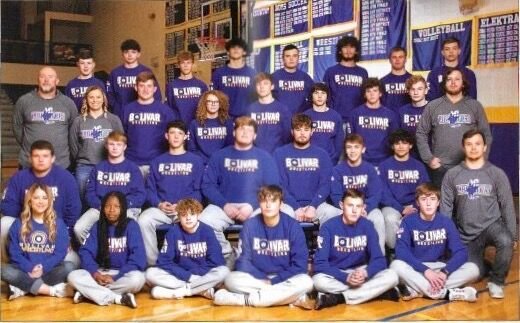 Members of Bolivar&rsquo;s wrestling program pose for a photo before the season.&nbsp;