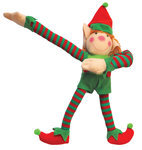 ​​Elves like this one will be hidden around the Bolivar square on Saturday.