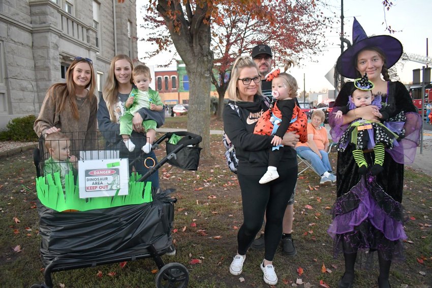 Winners of the Birth to One Year:   Left to right: 1st place River Archer, 2nd place Laykynn Tuter and 3rd place Reighleigh Houglesmith.   STAFF PHOTO/LINDA SIMMONS