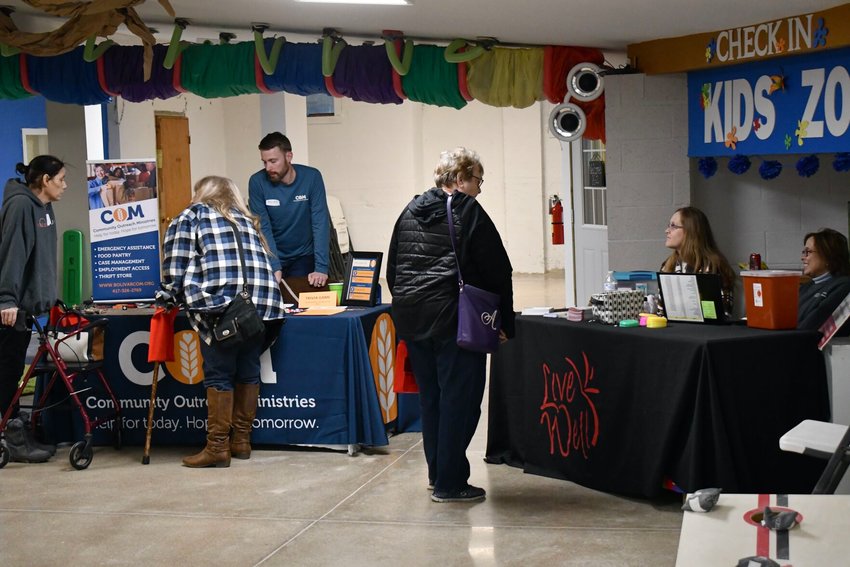 Community Outreach Ministries and Polk County Health Center were just a few of the partnering organizations who shared their resources with the community as part of the Parental Resilience Day event on Saturday, Jan. 28.