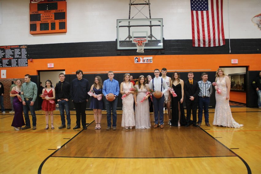 The 2022-2023 Humansville Courtwarming full court