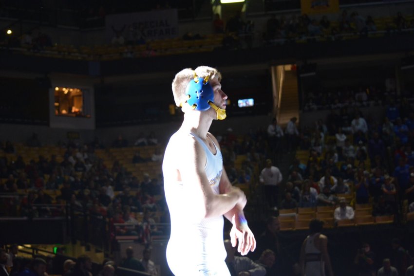 Riley Beckman, introduction before the state finals match.   STAFF PHOTO/MELISSA BURKS