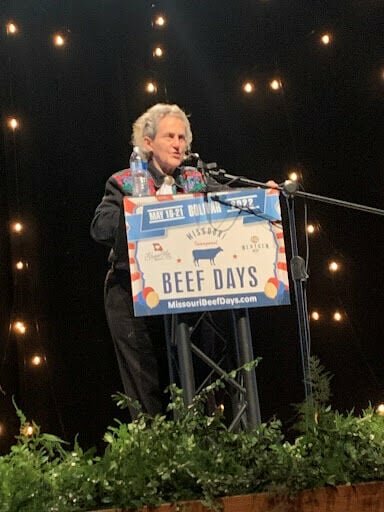 Noted animal scientist and author Dr. Temple Grandin speaking to a full house at 2022&rsquo;s Missouri Beef Days. Grandin returns to headline this year&rsquo;s Missouri Beef Days educational presentations.