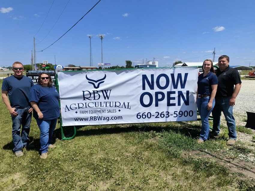 RBW Agricultural LLC is now open in Moberly. From left, real estate agent Billy Bruce, Ashley Pegelow, Britta Winfrey and Raymond Winfrey.
