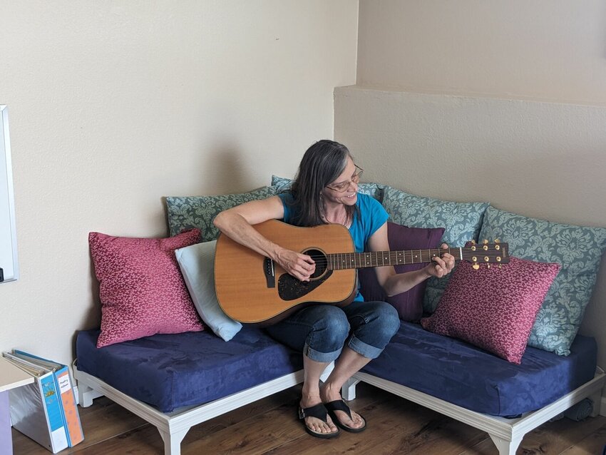 Throughout her years as a Montessori instructor, Mary Ferrell always begins class time with music.